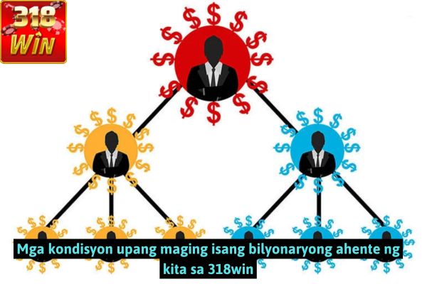 Mga kondisyon upang maging isang bilyonaryong ahente ng kita sa 318win